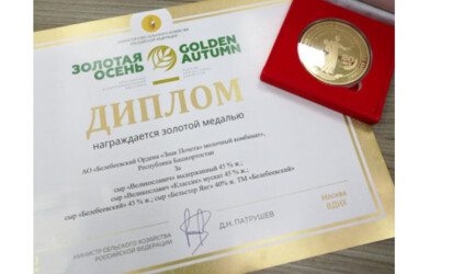 «Золото» за новый сыр